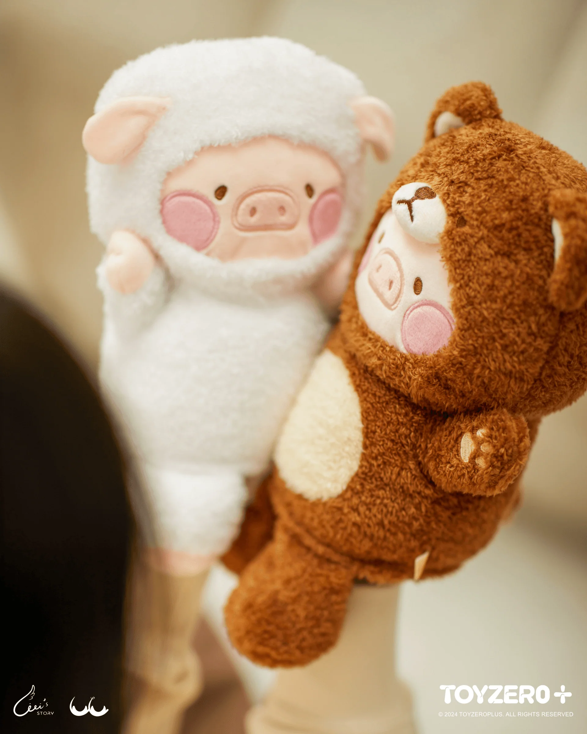 LuLu the Piggy Costume Series - Fluffy Hand Puppets (Bear) - Image 4