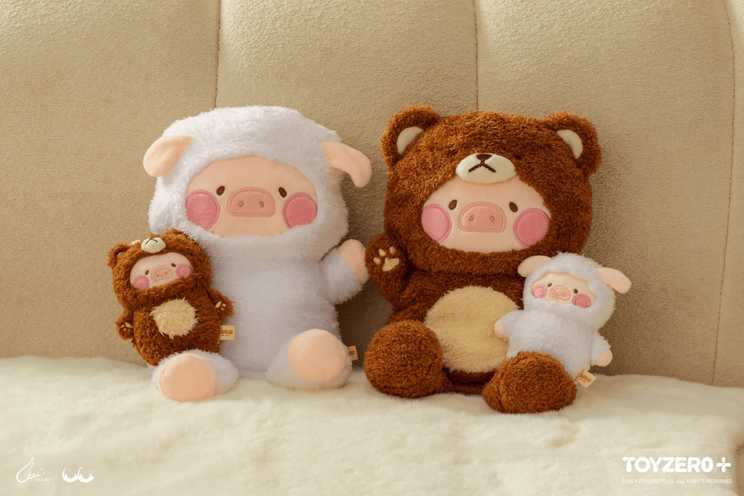 LuLu the Piggy Costume Series - Fluffy Hand Puppets (Bear) - Image 6
