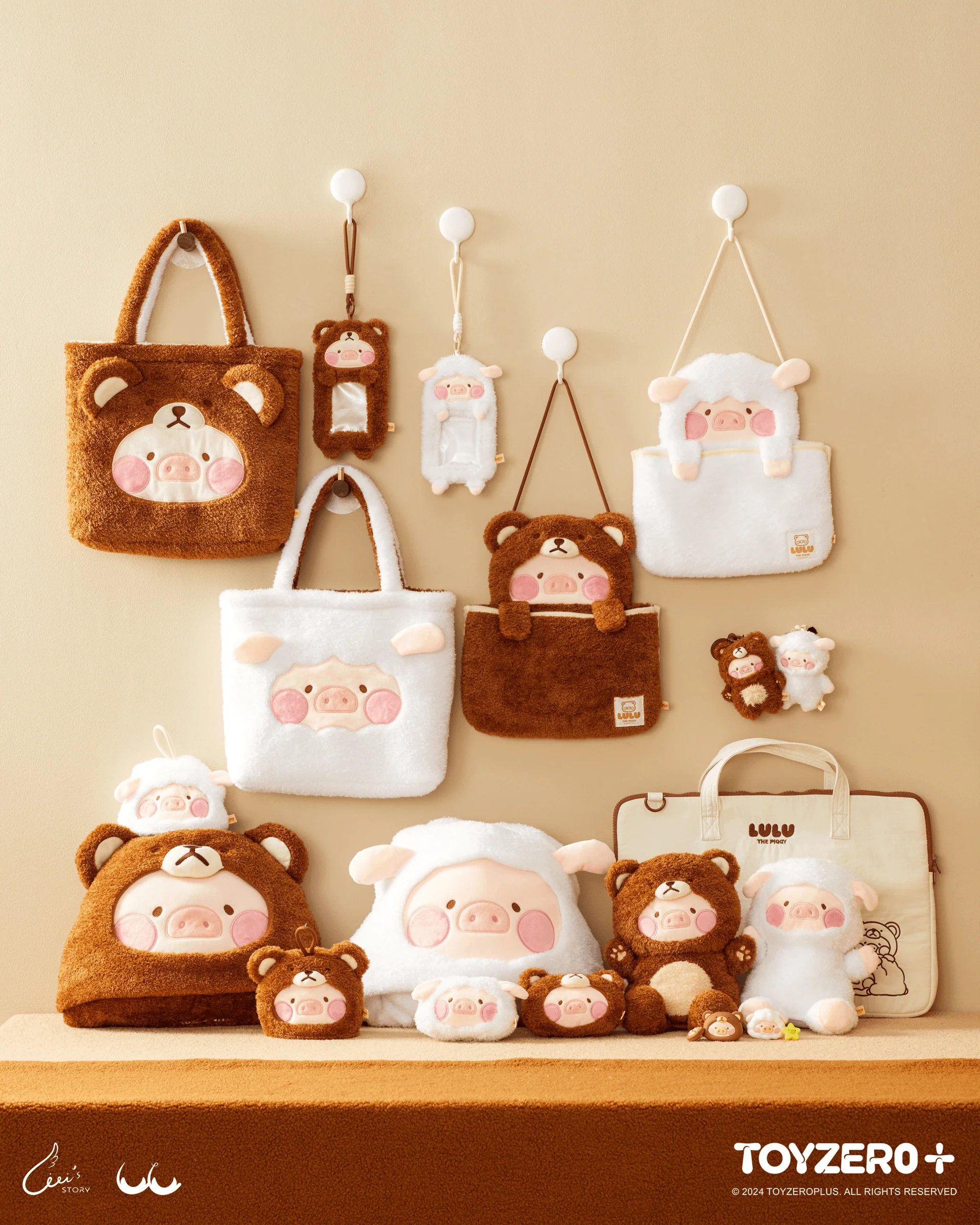 LuLu the Piggy Costume Series - Fluffy Hand Puppets (Bear) - Image 8