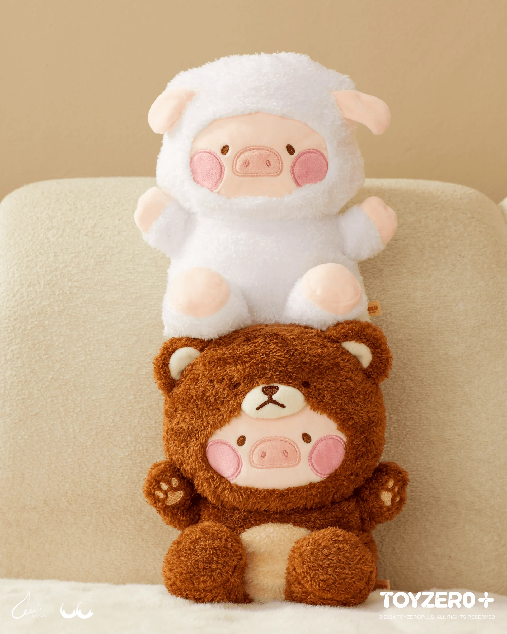 LuLu the Piggy Costume Series - Fluffy Hand Puppets (Bear) - Image 9