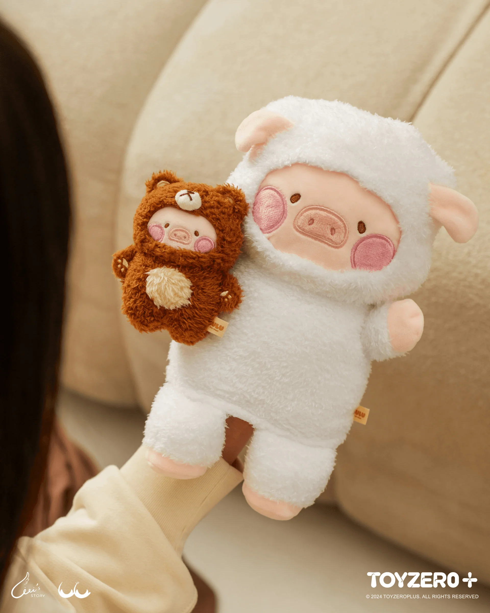 LuLu the Piggy Costume Series - Magnet Plush Keychain - Image 8