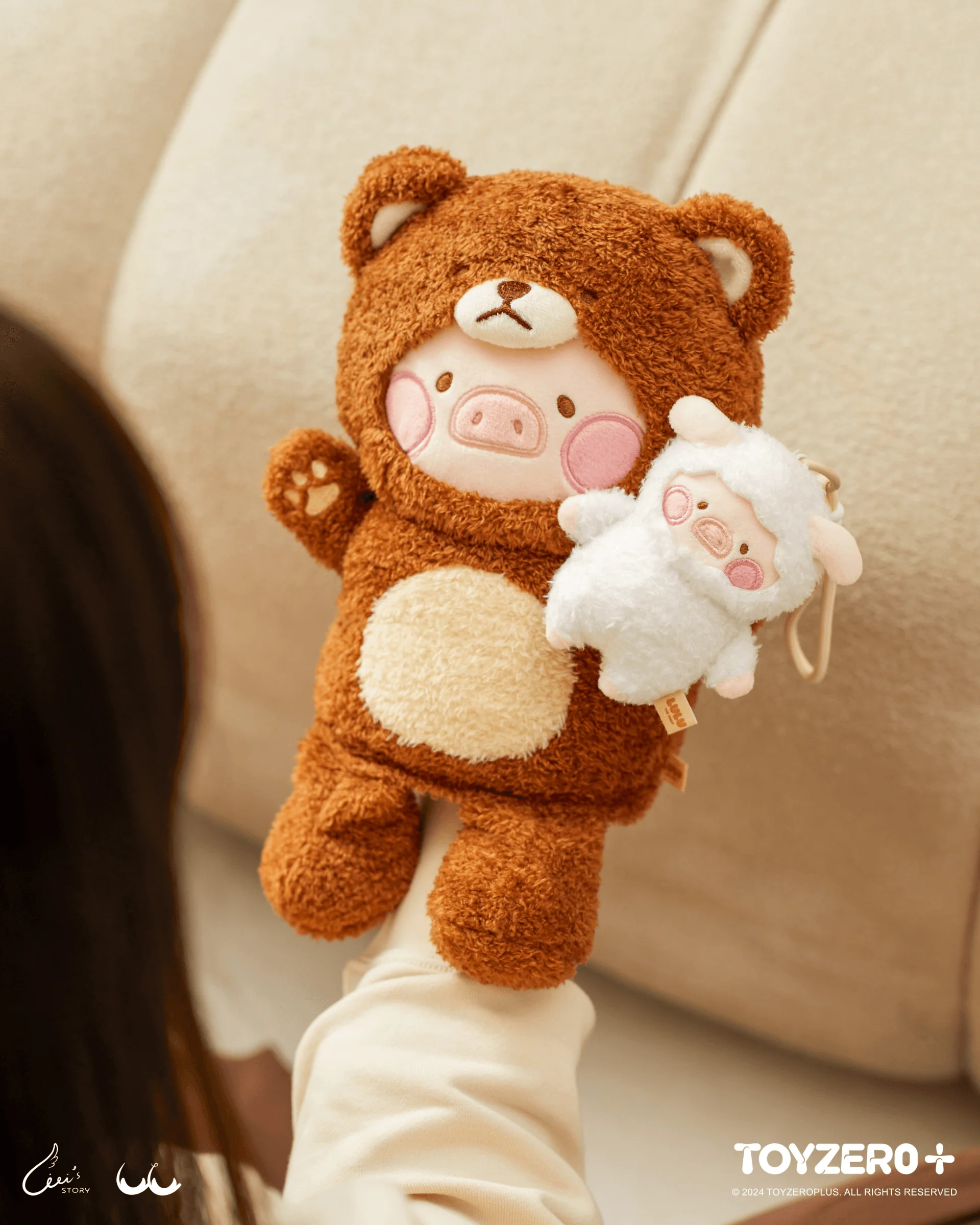 LuLu the Piggy Costume Series - Magnet Plush Keychain - Image 9