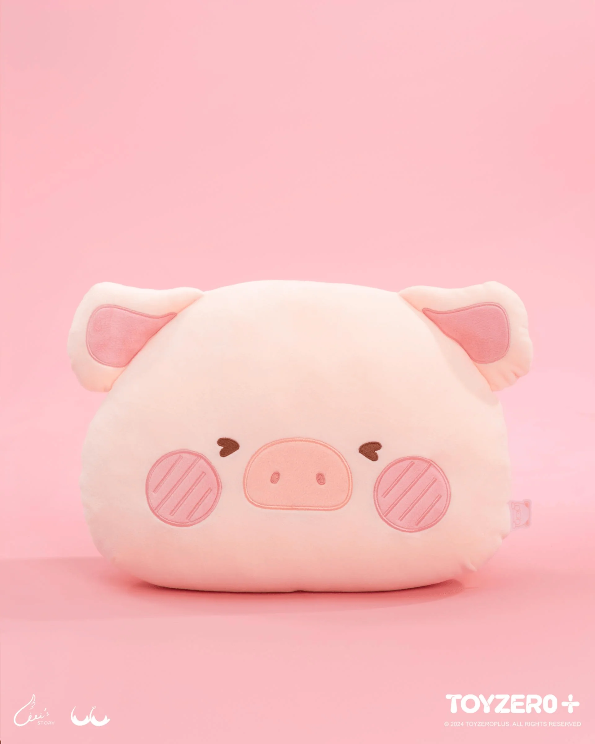 LuLu the Piggy Generic - Emoji Cushion (Happy ver.) - Image 2