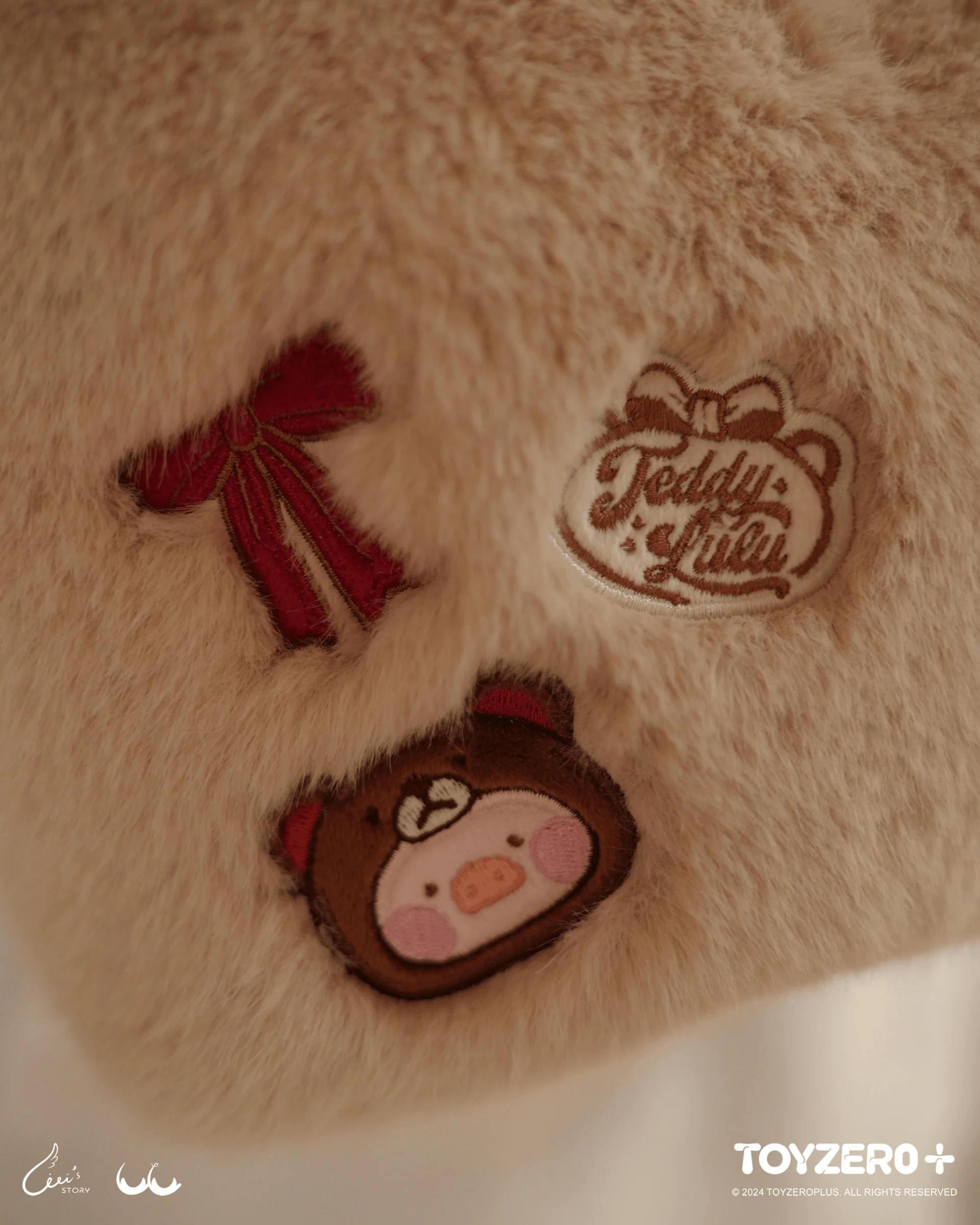LuLu the Piggy - Teddy LuLu Plush Tote Bag - Image 7