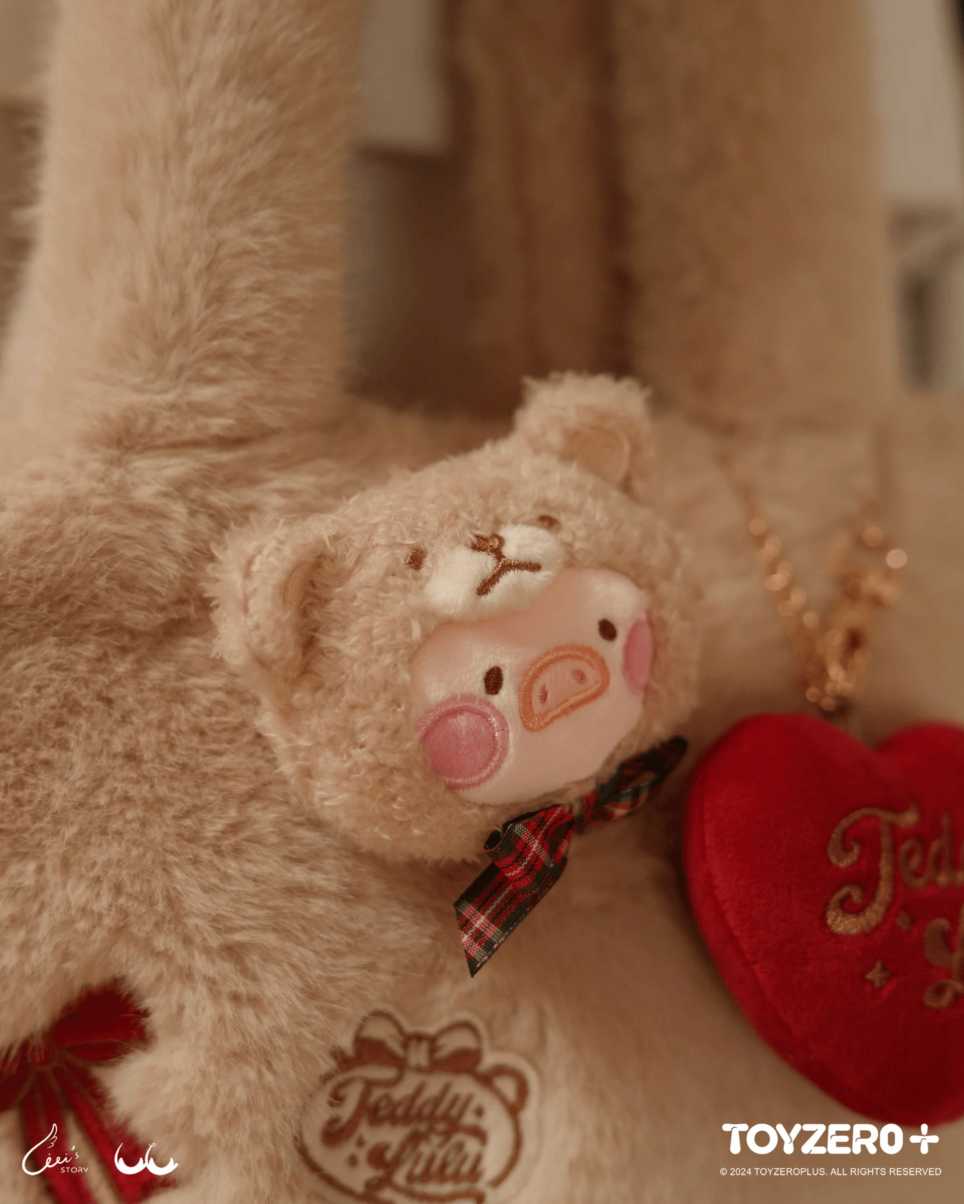 LuLu the Piggy - Teddy LuLu Plush Tote Bag - Image 8