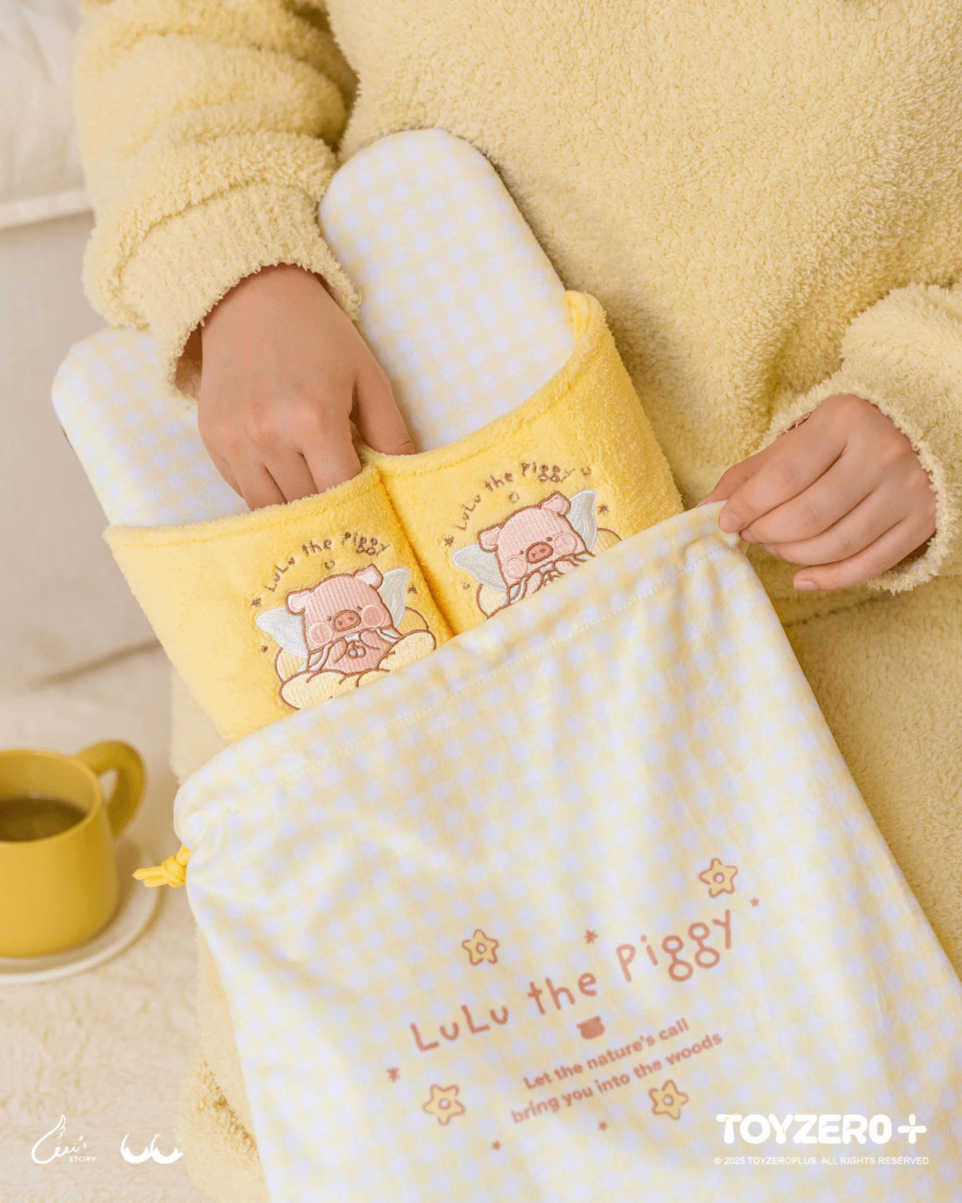 LuLu the Piggy Winter Series -Slippers (with cover) - Image 4