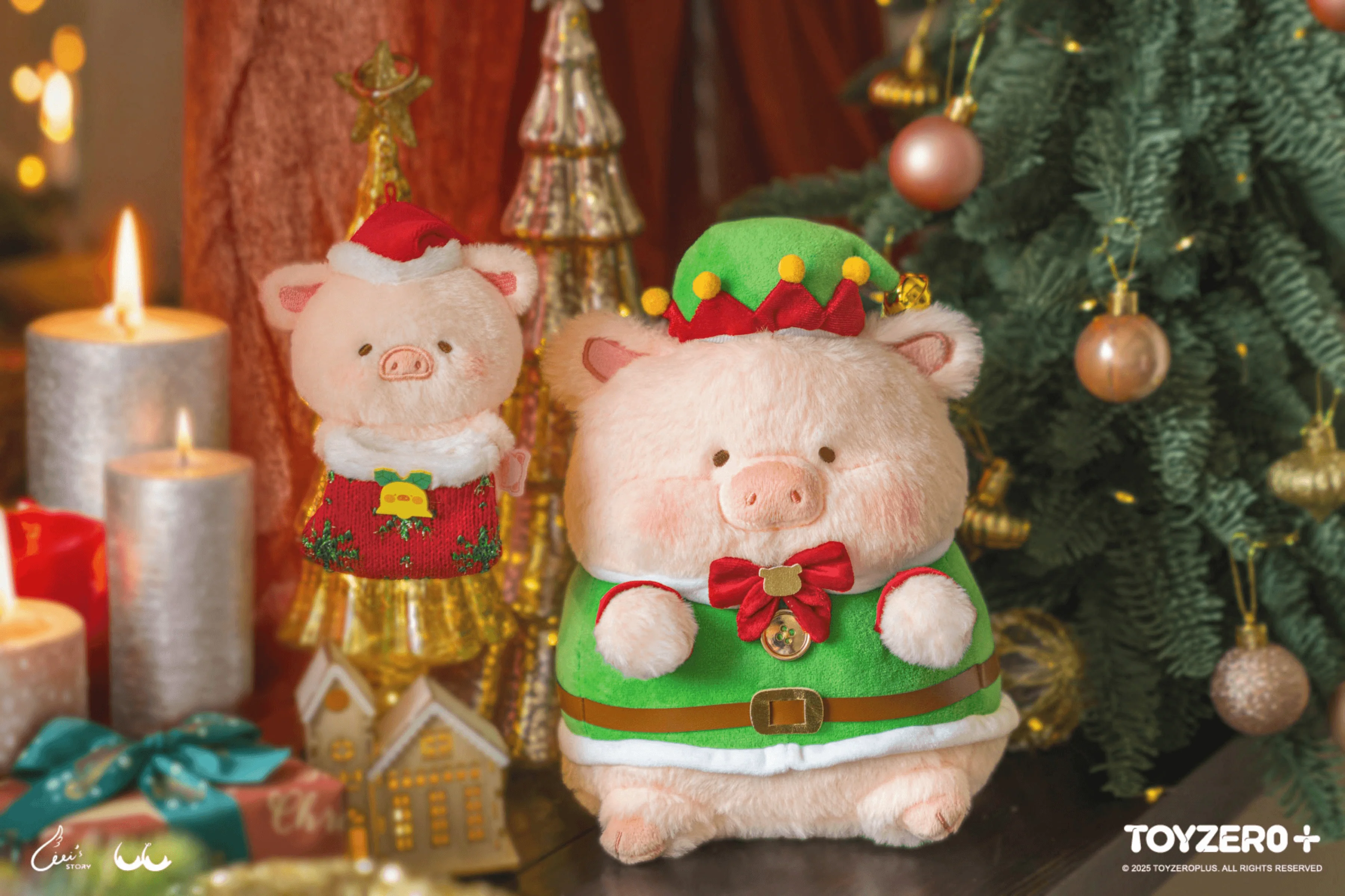 LuLu the Piggy X'Mas -Christmas Envoy Lu Plush - Image 2