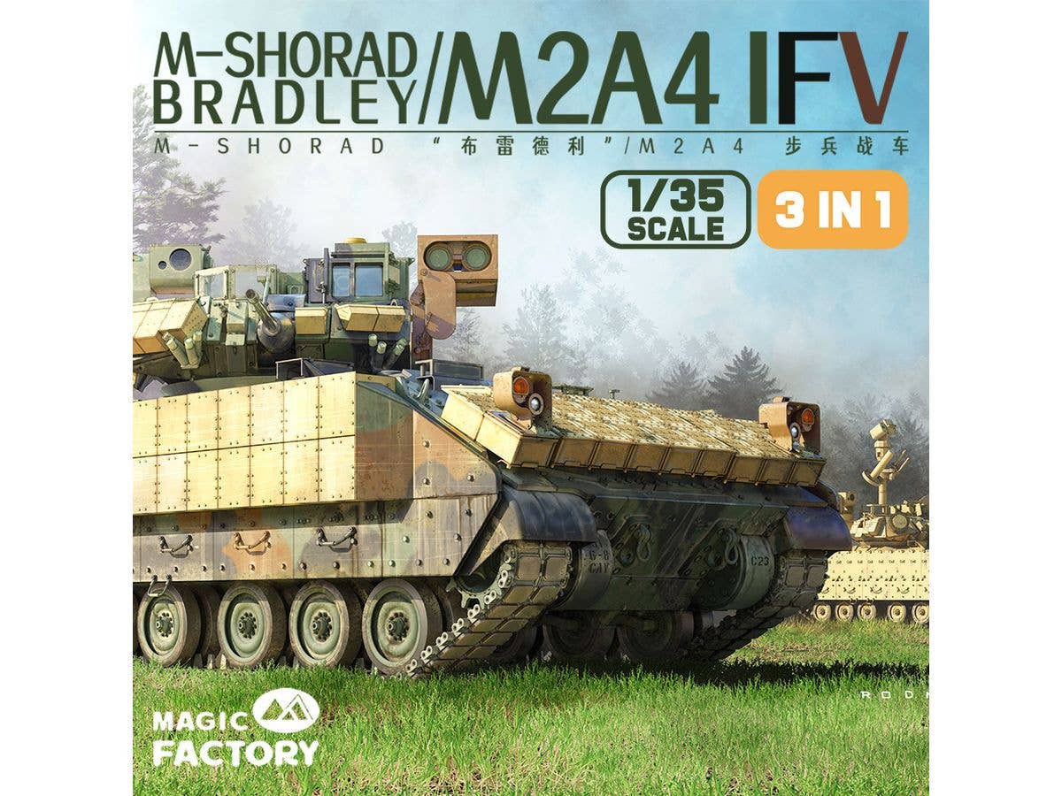 Magic Factory 1/35 M-Shorad M2A4 Bradley IFV (3-in-1) - Image 6