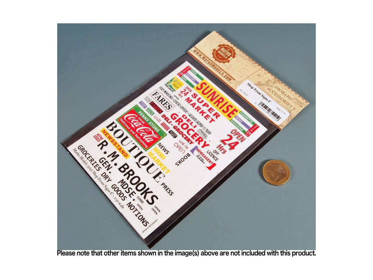 Matho 1/35 Shop Front Signs C - Image 4