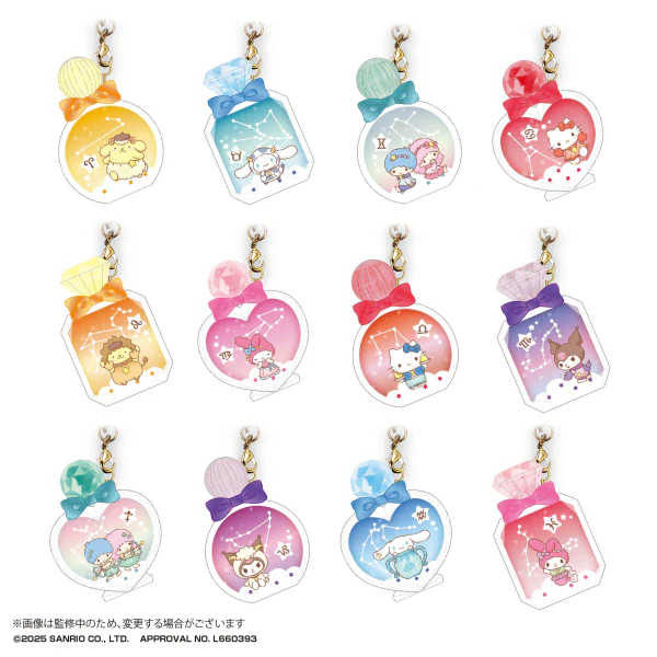 MAX LIMITED SANRIO Zodiac Pu-Clear Keychain (Includes Display board) - Image 15