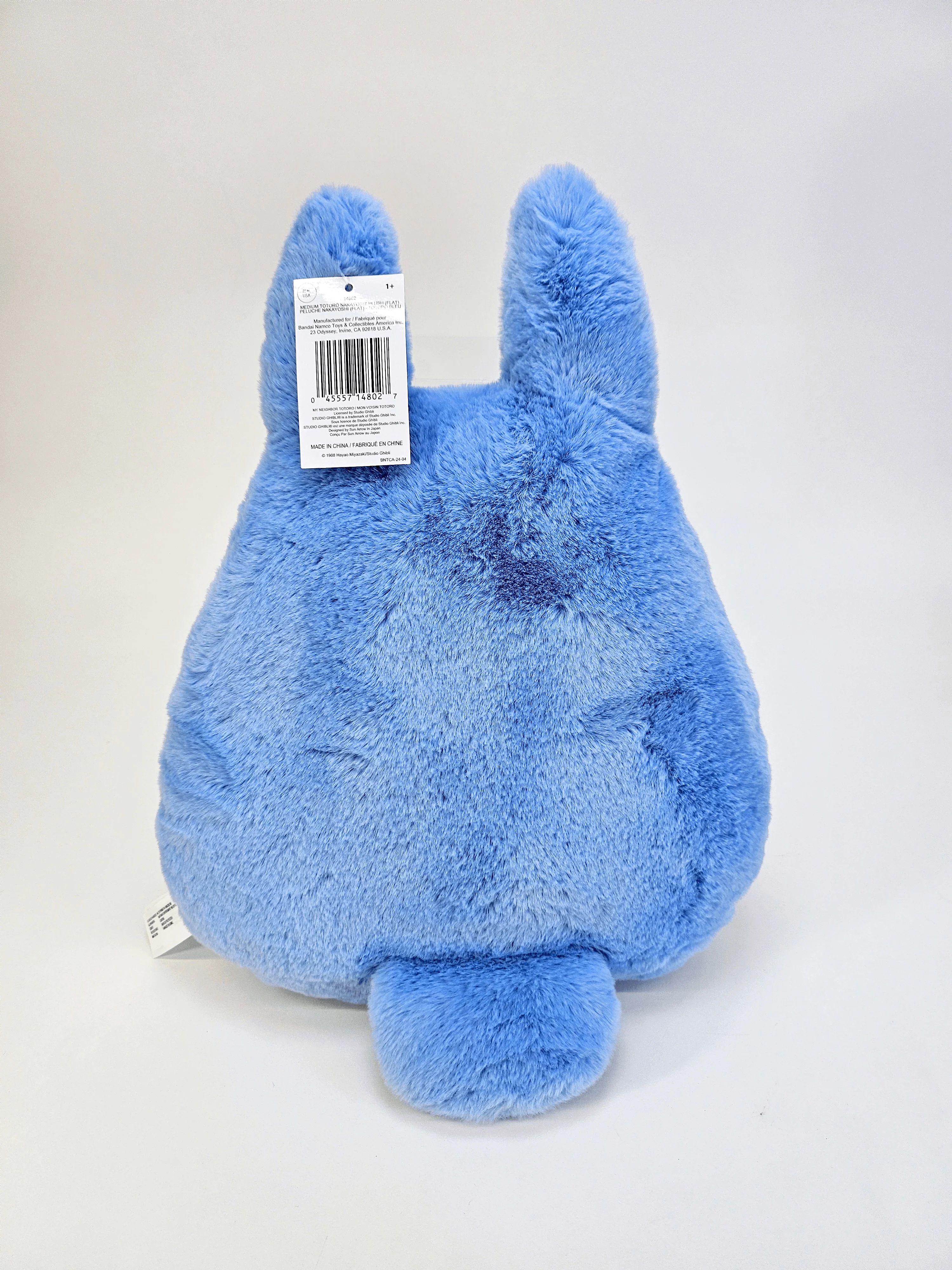 Medium Blue Totoro Nakayoshi Plush (Flat) "My Neighbor Totoro" - Image 7
