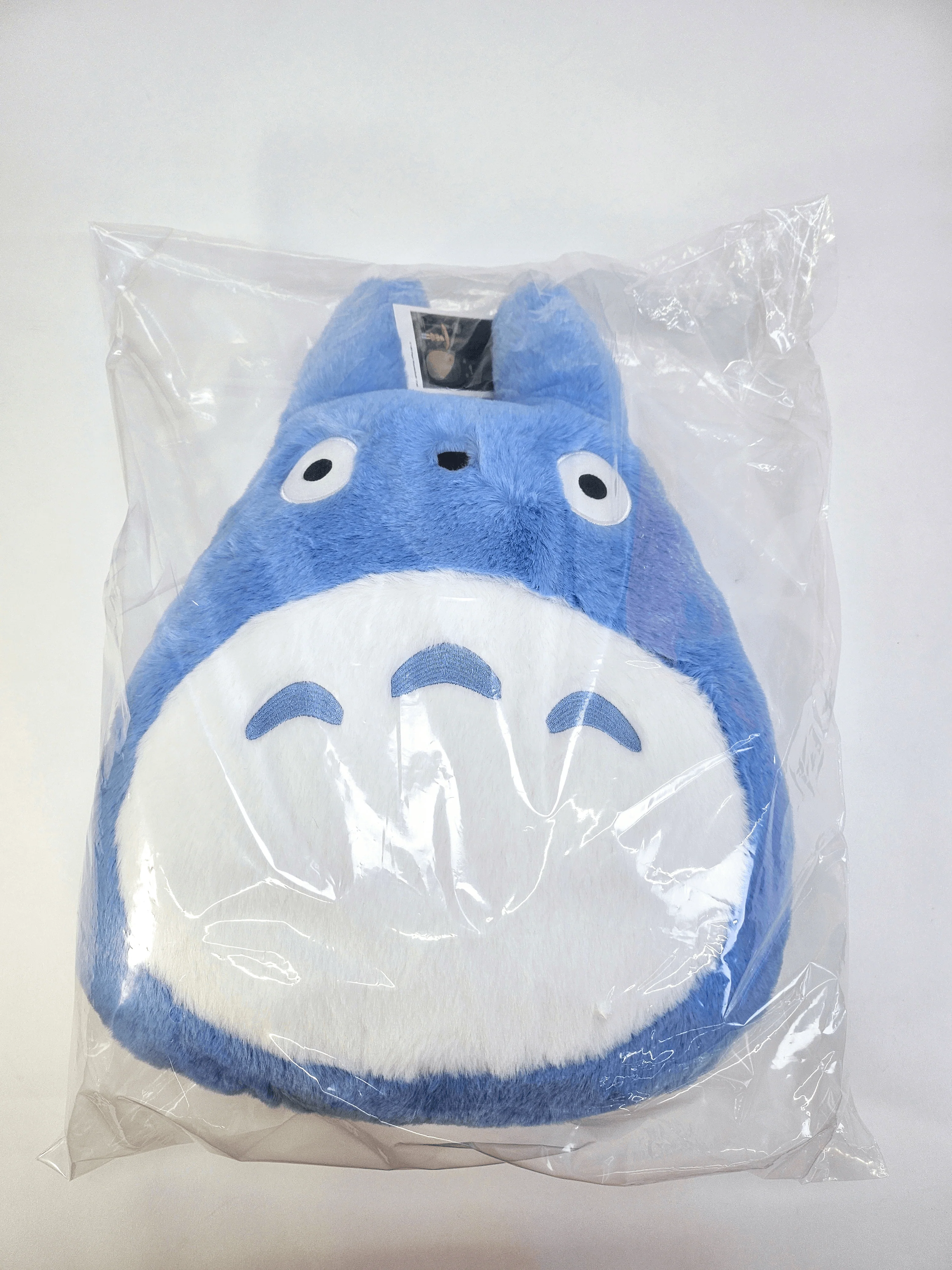 Medium Blue Totoro Nakayoshi Plush (Flat) "My Neighbor Totoro" - Image 9