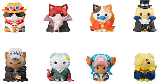 MegaHouse MEGA CAT PROJECT ONE PIECE NyanPieceNyan Vol.1 - I’m gonna be king of Paw-rates (Repeat)