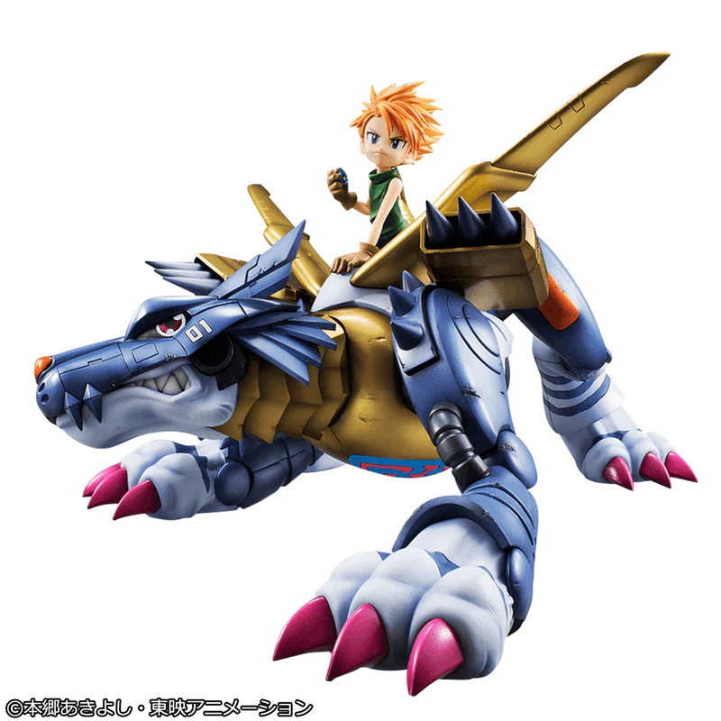Precious G.E.M. Series Digimon Adventure Metal Garurumon & Ishida Yamato (Repeat) - Image 13
