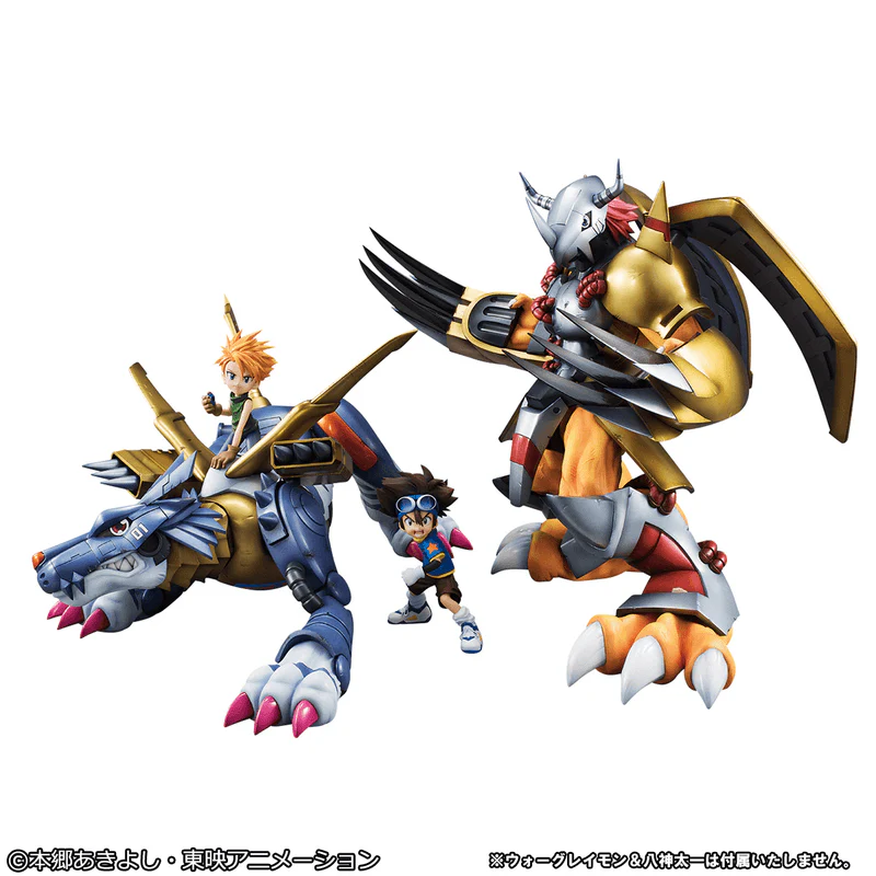 Precious G.E.M. Series Digimon Adventure Metal Garurumon & Ishida Yamato (Repeat) - Image 2