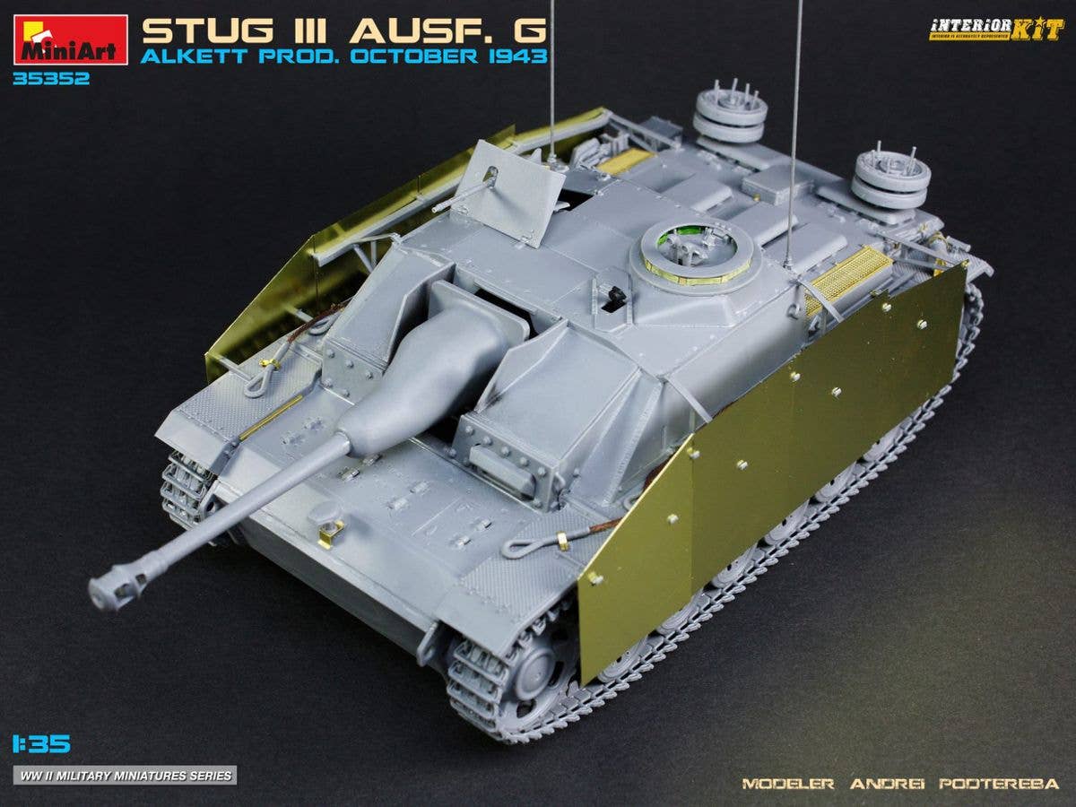 MiniArt 1/35 Stug III Ausf. G Alkett Prod. October 1943 Interior Kit - Image 2