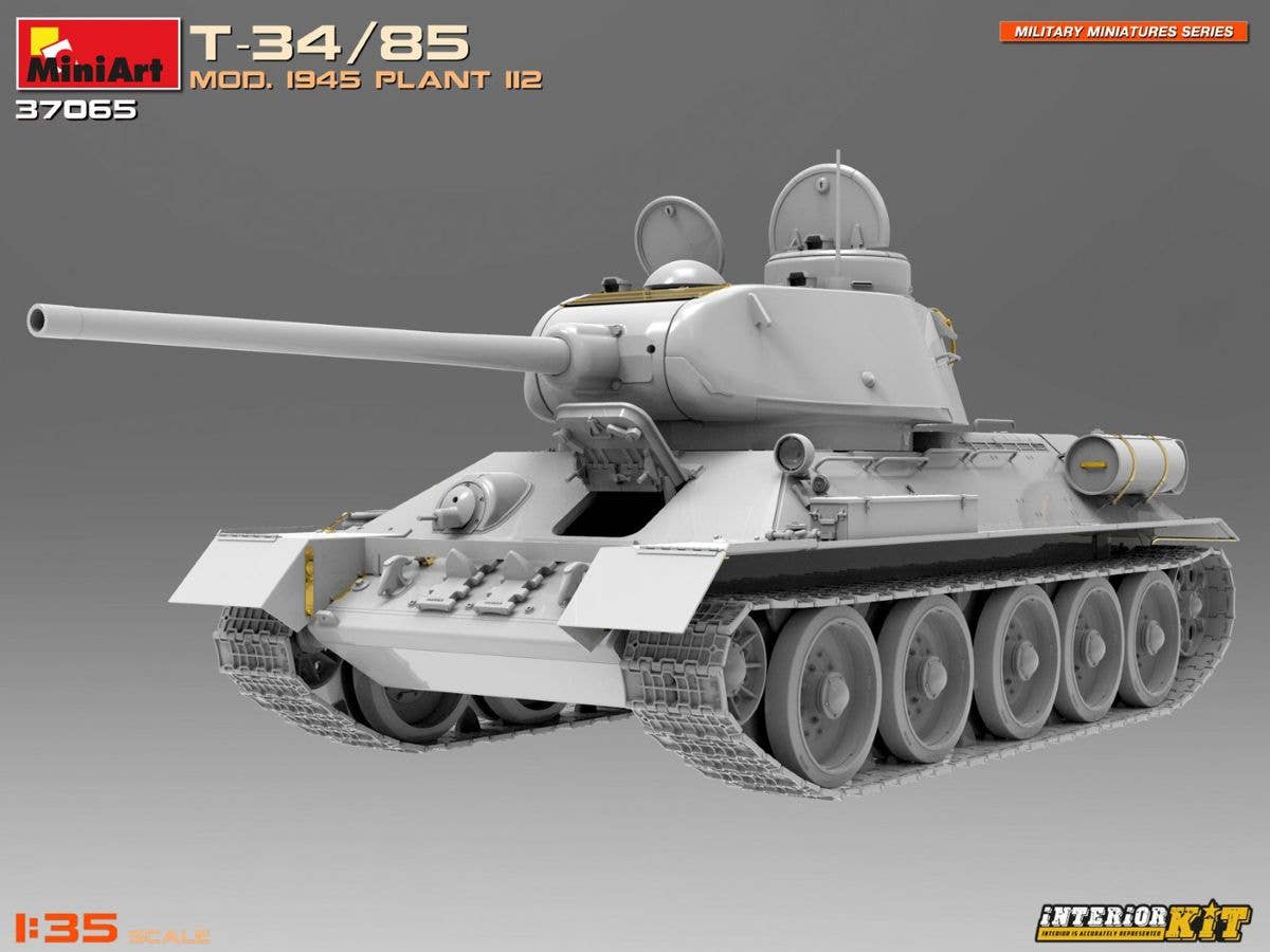MiniArt 1/35 T-34/85 Mod. 1945. Plant 112 Interior Kit - Image 2