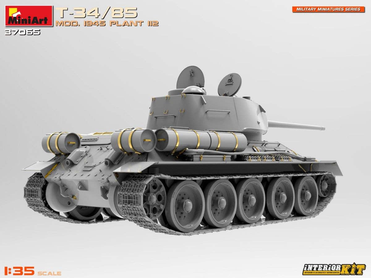MiniArt 1/35 T-34/85 Mod. 1945. Plant 112 Interior Kit - Image 3