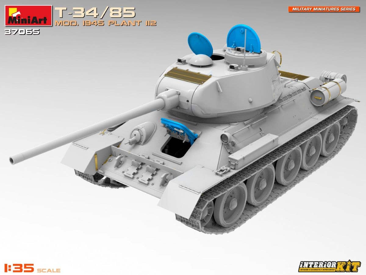 MiniArt 1/35 T-34/85 Mod. 1945. Plant 112 Interior Kit - Image 4