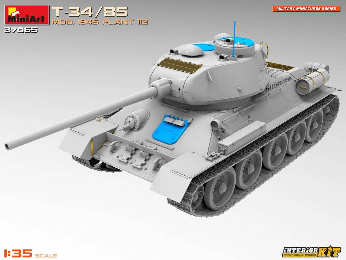 MiniArt 1/35 T-34/85 Mod. 1945. Plant 112 Interior Kit - Image 5