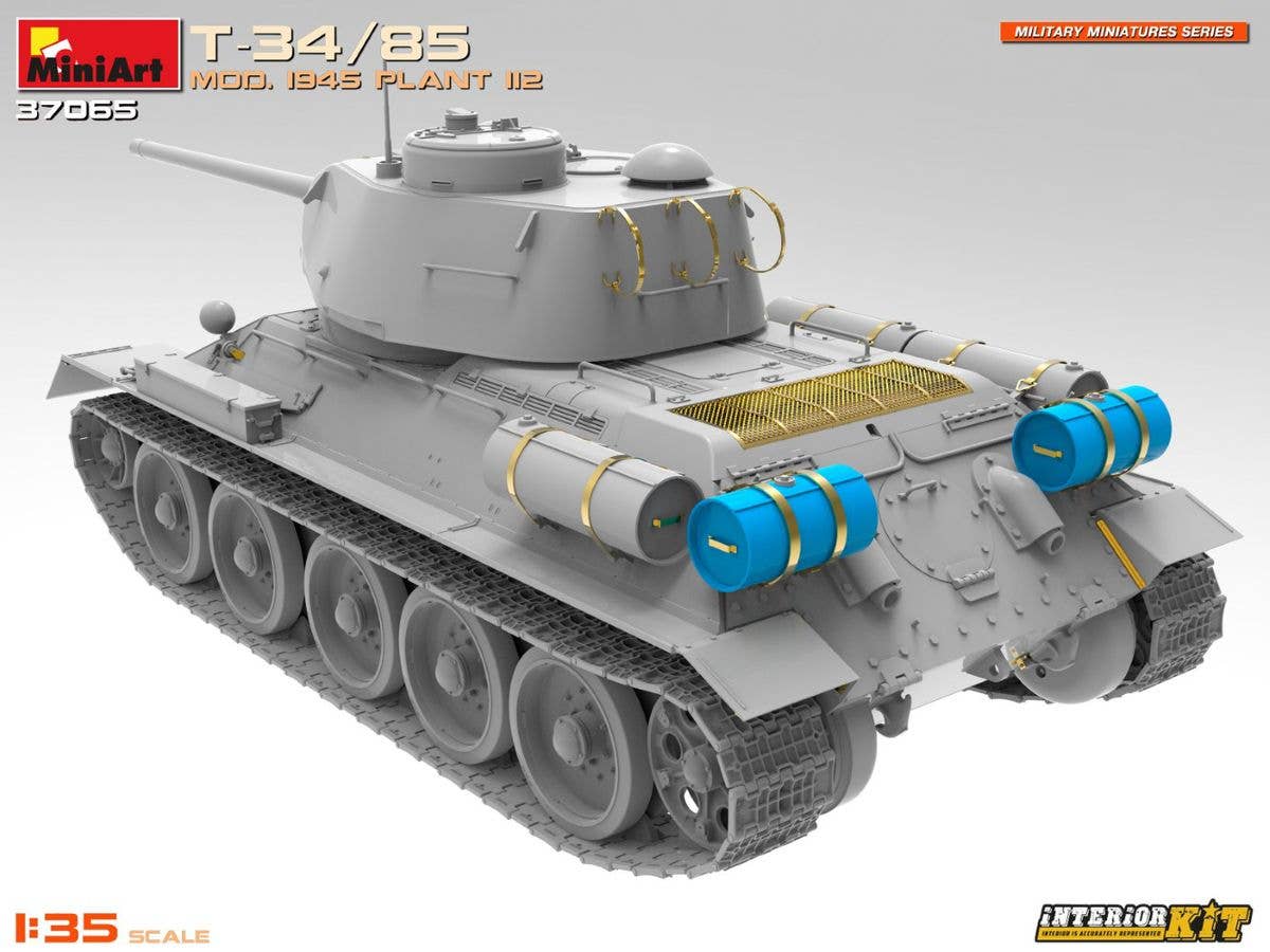 MiniArt 1/35 T-34/85 Mod. 1945. Plant 112 Interior Kit - Image 7
