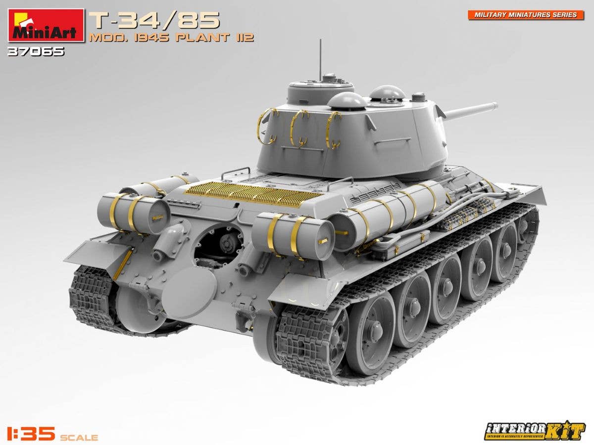 MiniArt 1/35 T-34/85 Mod. 1945. Plant 112 Interior Kit - Image 8