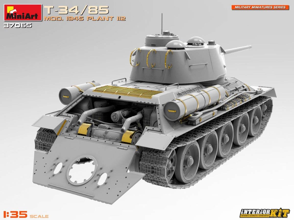 MiniArt 1/35 T-34/85 Mod. 1945. Plant 112 Interior Kit - Image 9