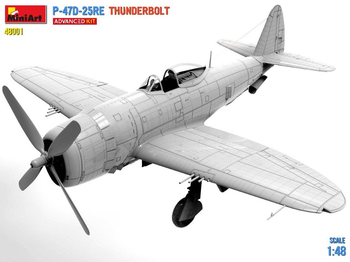 MiniArt 1/48 P-47D-25RE Thunderbolt Advanced Kit - Image 3