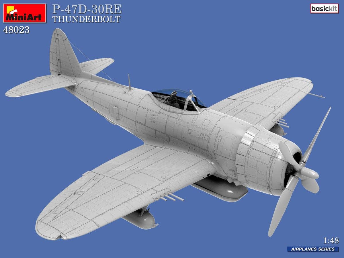MiniArt 1/48 P-47D-30RE Thunderbolt. Basic kit - Image 3
