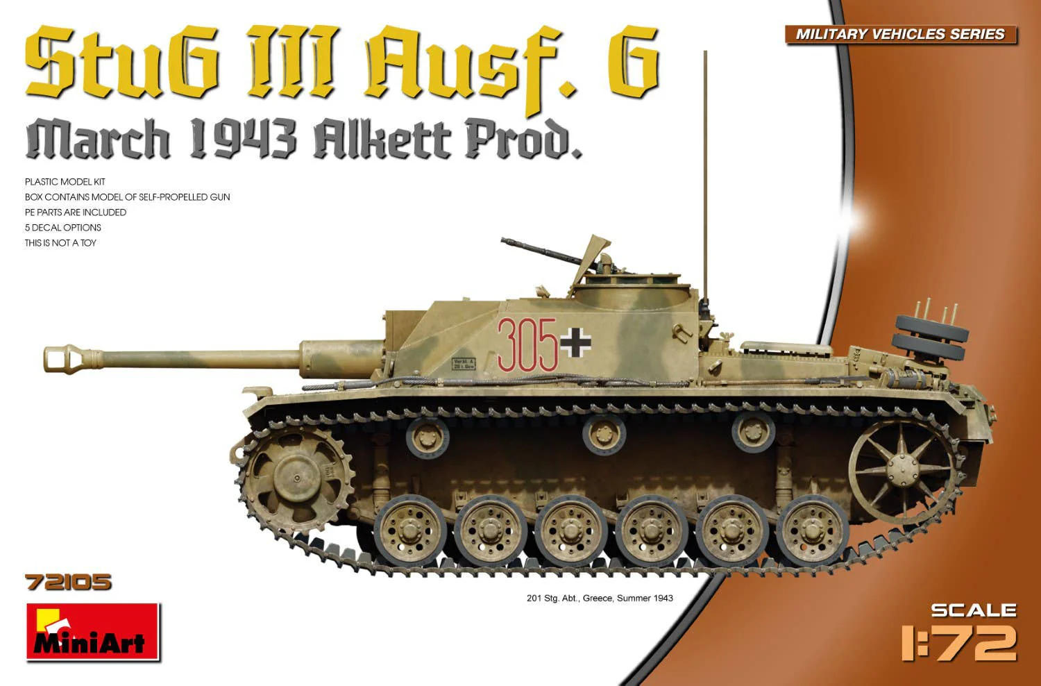 MiniArt 1/72 StuG III Ausf. G March 1943 Alkett Prod.