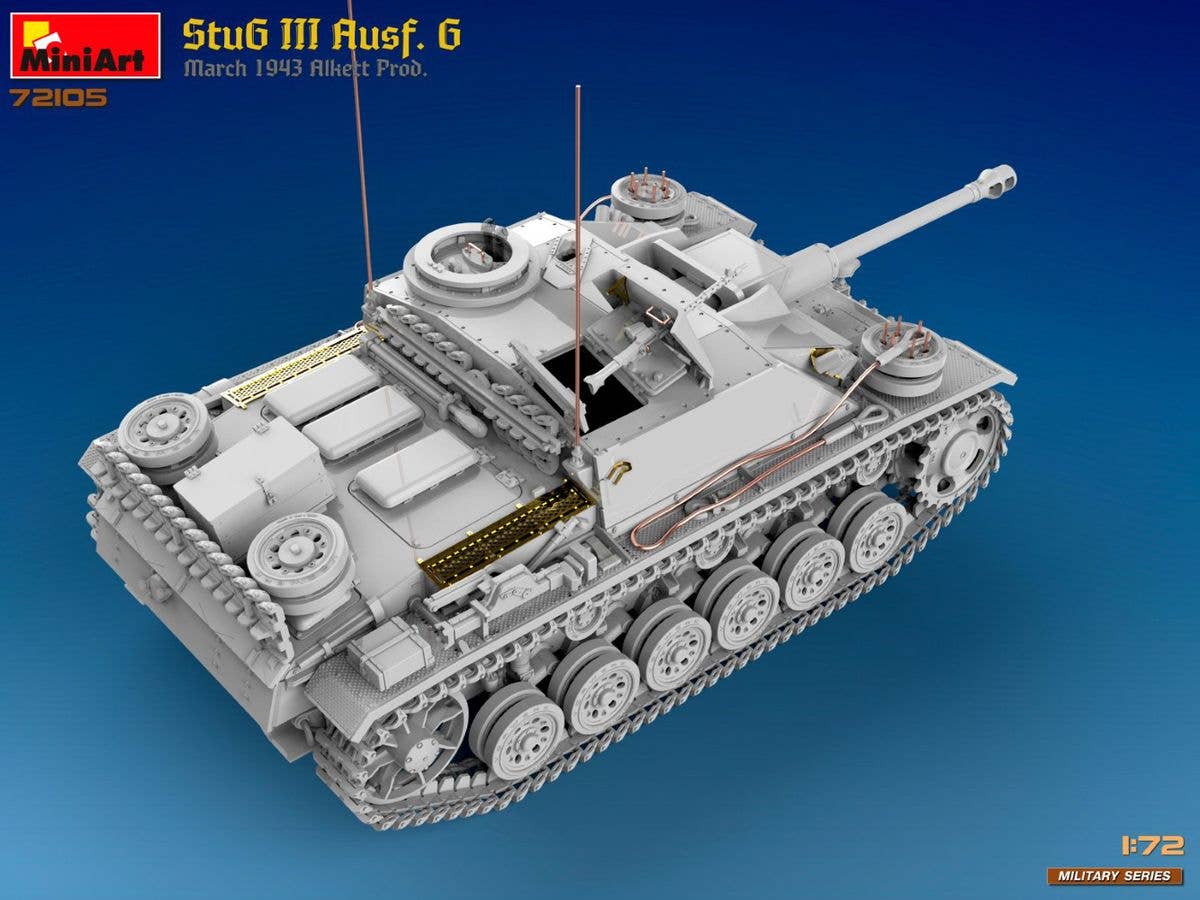 MiniArt 1/72 StuG III Ausf. G March 1943 Alkett Prod. - Image 5