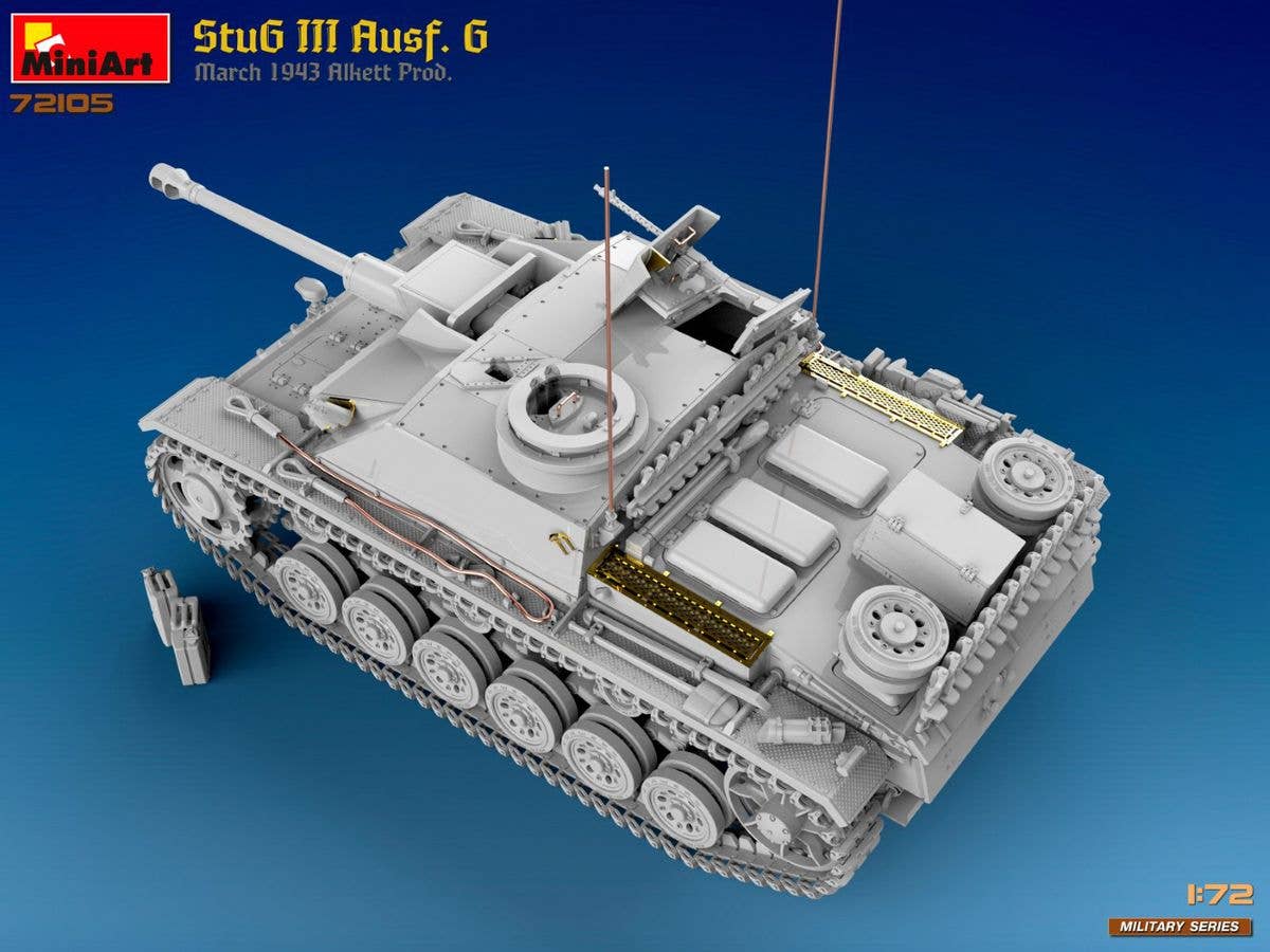 MiniArt 1/72 StuG III Ausf. G March 1943 Alkett Prod. - Image 6