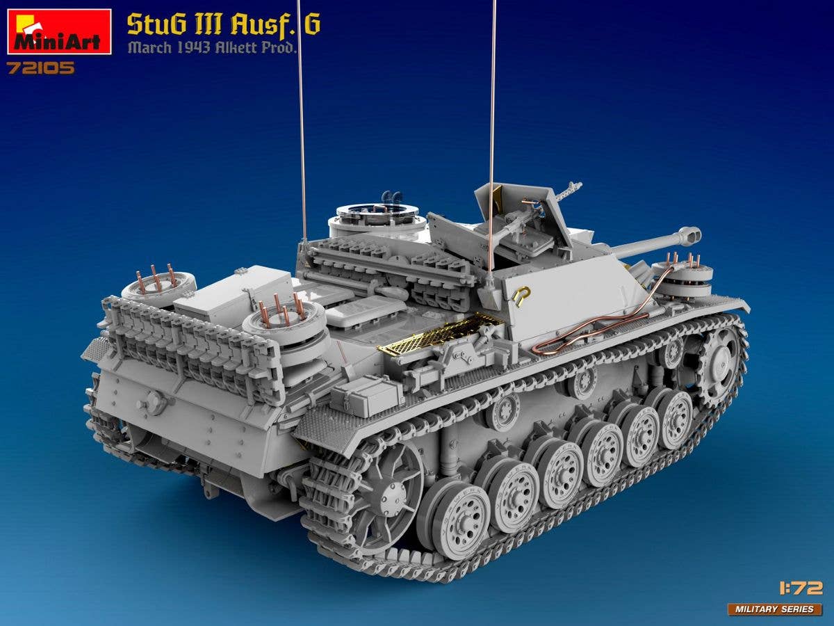 MiniArt 1/72 StuG III Ausf. G March 1943 Alkett Prod. - Image 8