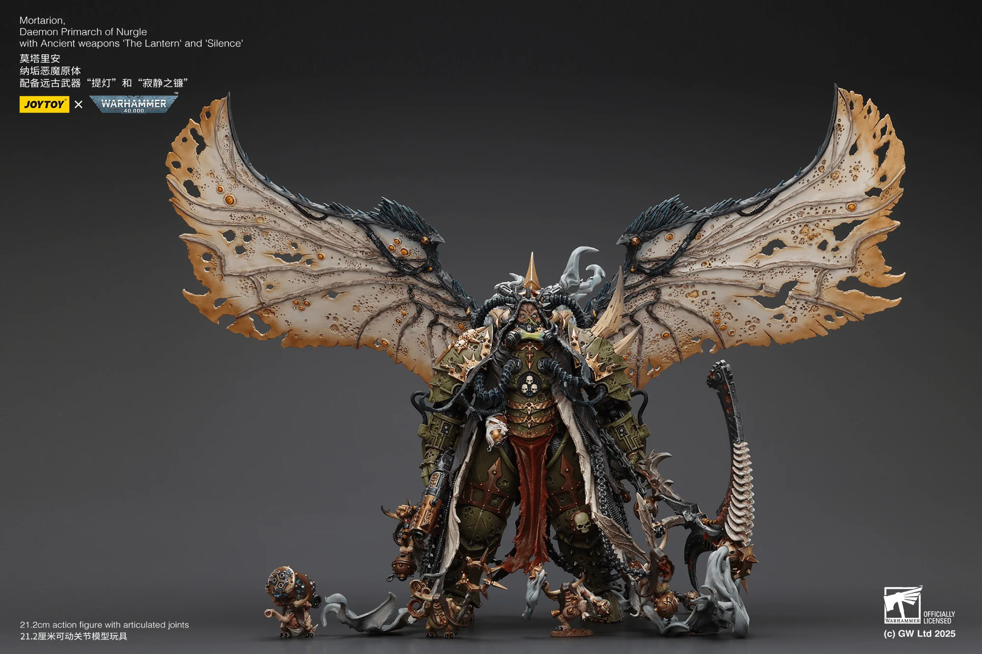 Mortarion, Daemon Primarch of Nurgle with Ancient weapons‘The Lantern' and ‘Silence' - Image 3