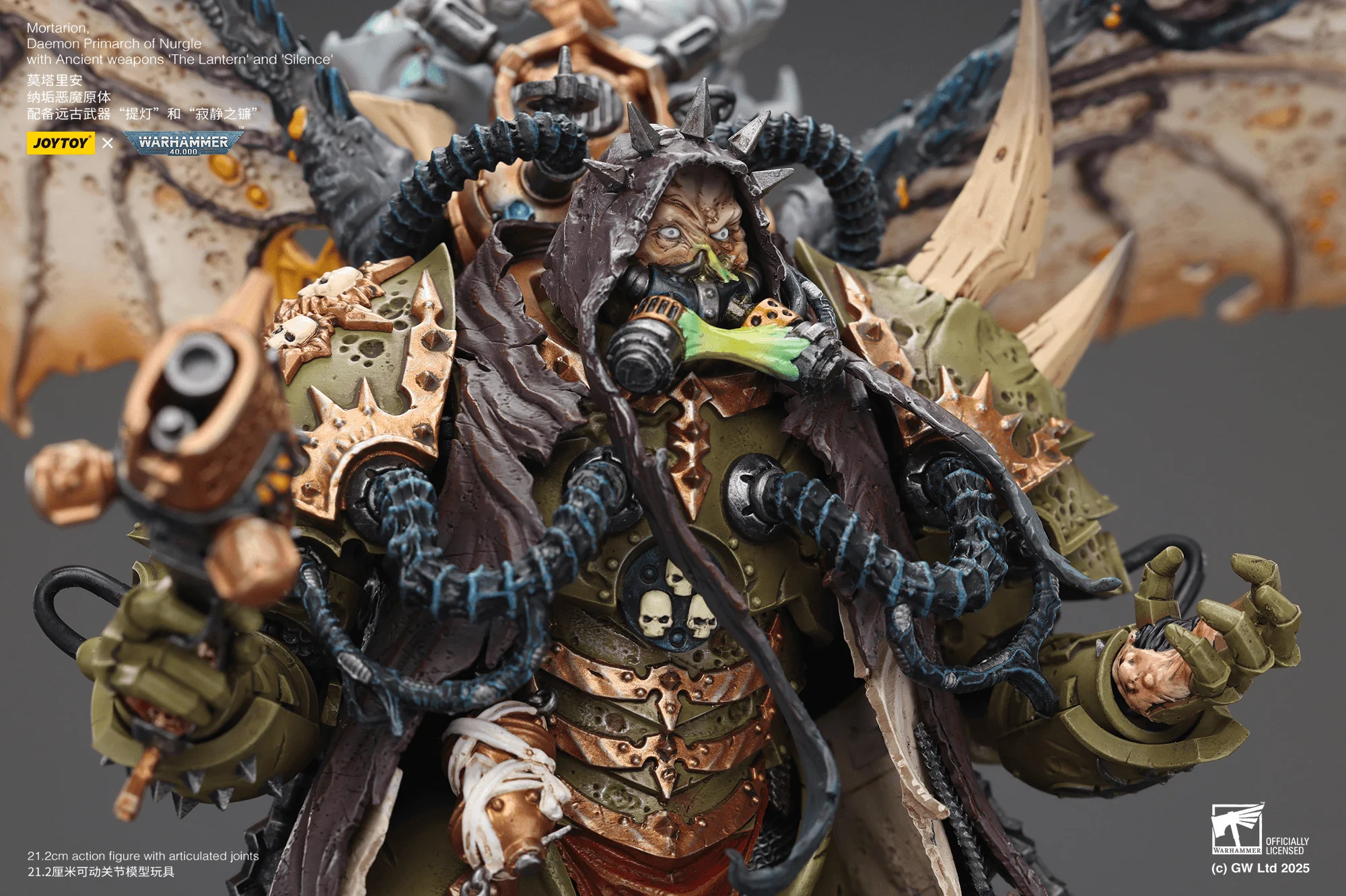 Mortarion, Daemon Primarch of Nurgle with Ancient weapons‘The Lantern' and ‘Silence' - Image 6