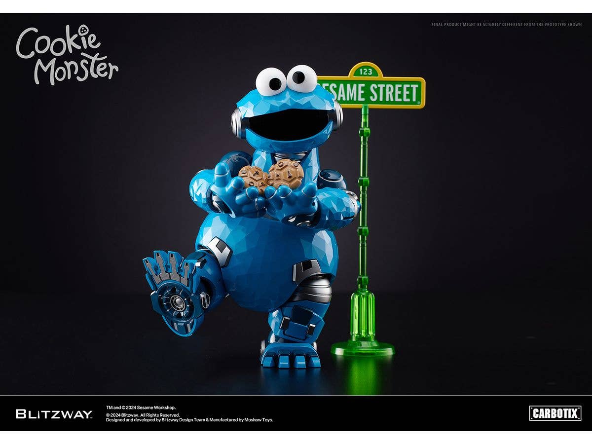 MOSHOW BLITZWAY x MOSHOWTOYS CARBOTIX Sesame Street COOKIE MONSTER Figure - Image 4