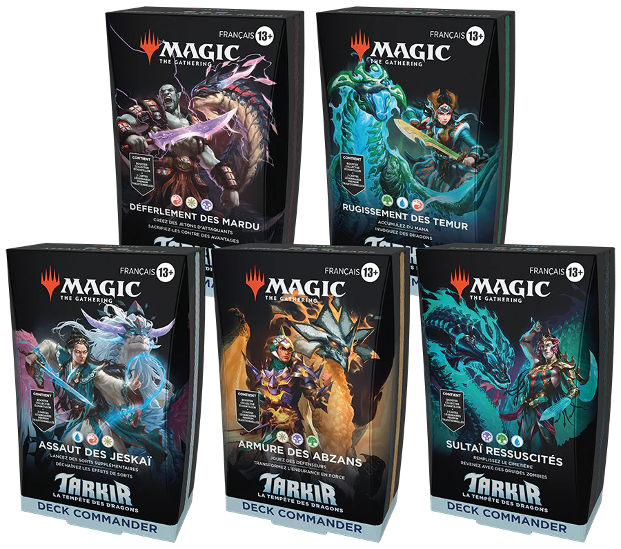 MTG FRENCH TARKIR DRAGONSTORM COMMANDER DECK