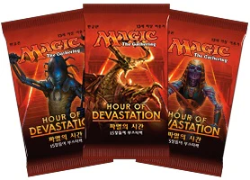 MTG KOREAN HOUR OF DEVASTATION BOOSTER