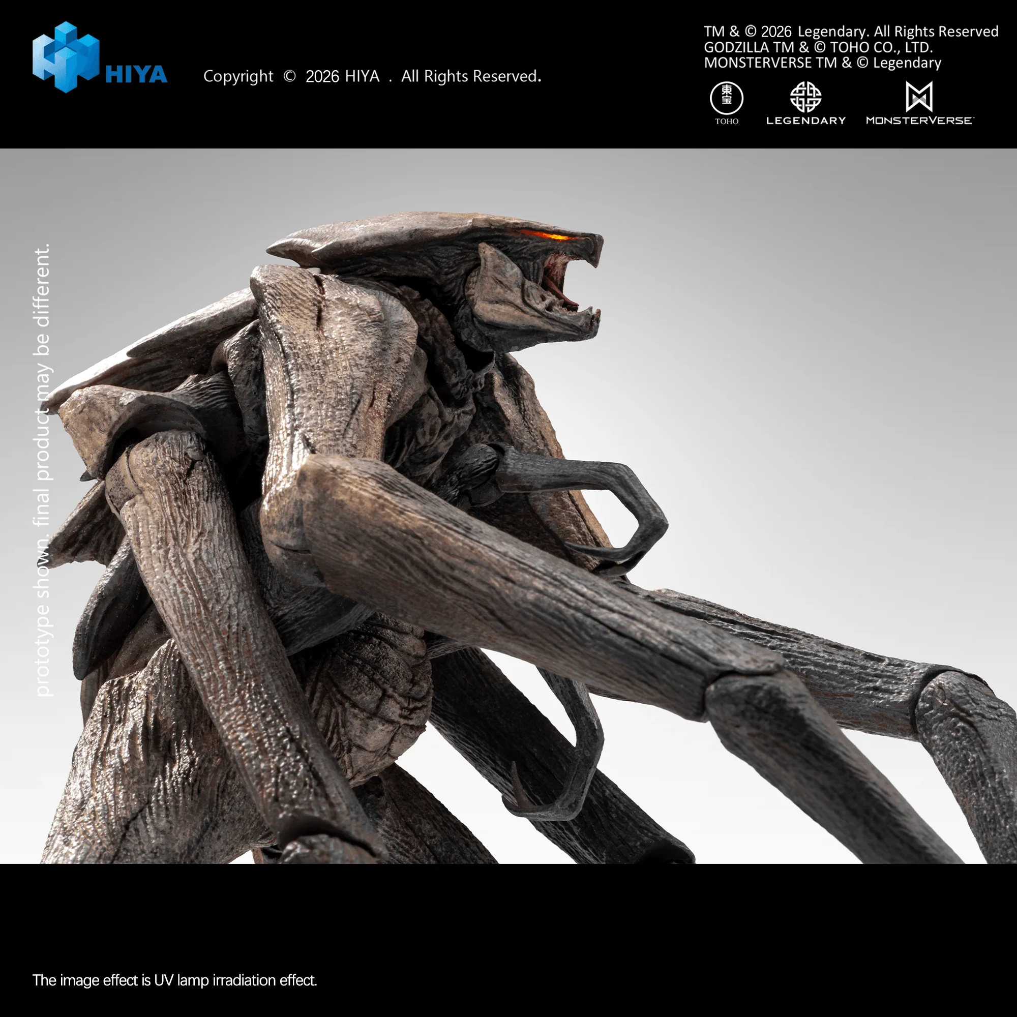 None Scale 5.9 Inch Godzilla King of the Monsters Muto Action Figure - Image 5