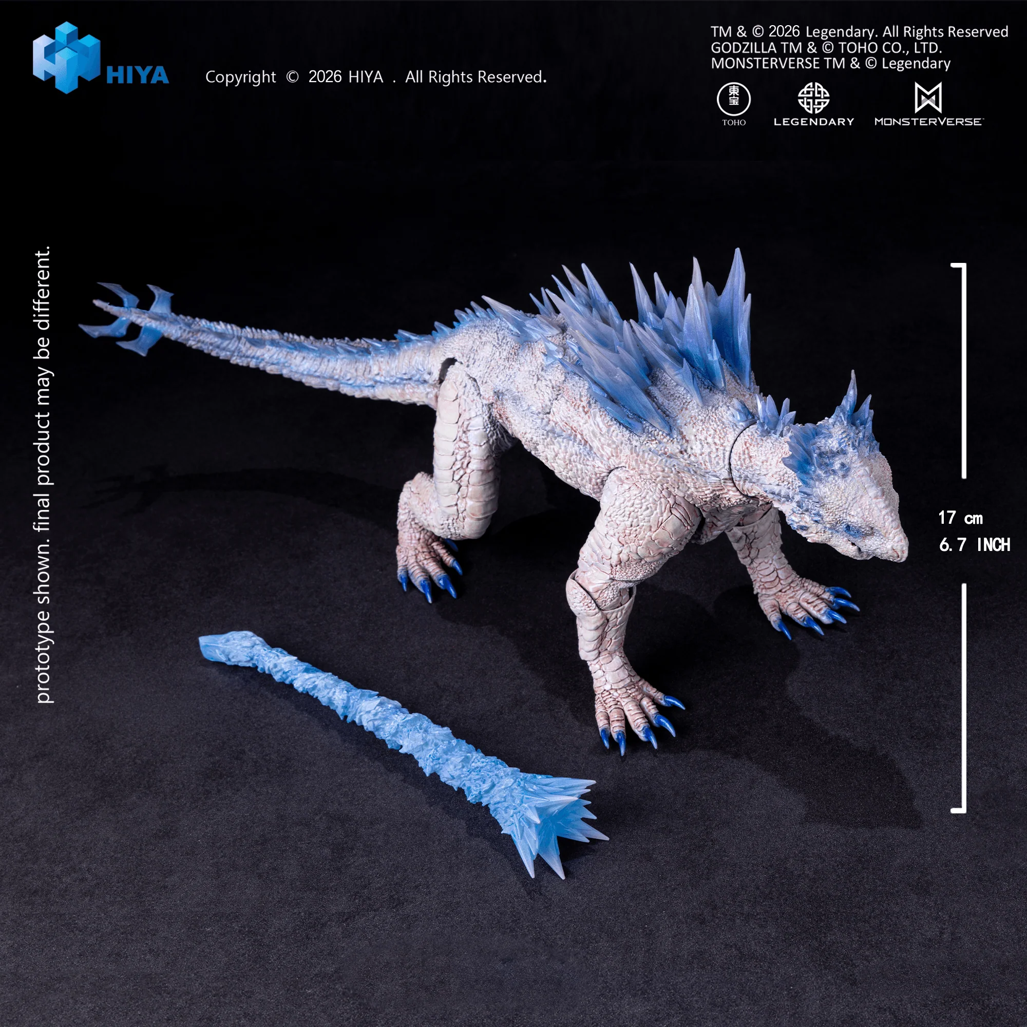 None Scale 6.7 Inch Godzilla x Kong The New Empire Frost Bite Blast Shimo Action Figure - Image 3