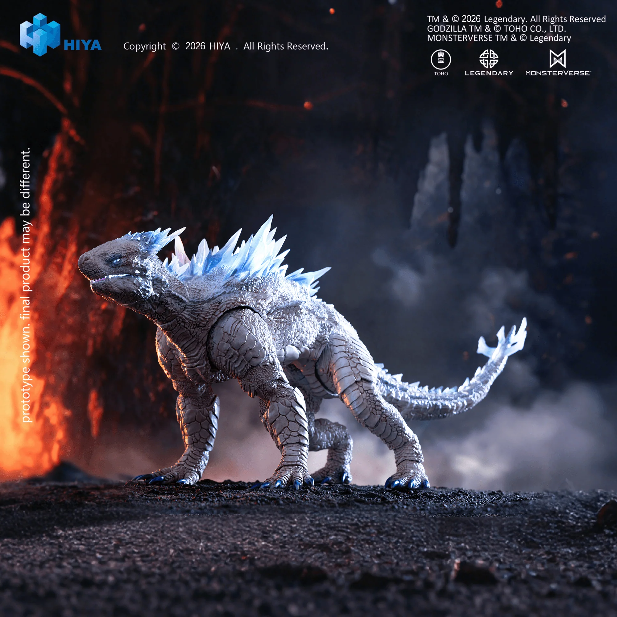 None Scale 6.7 Inch Godzilla x Kong The New Empire Frost Bite Blast Shimo Action Figure - Image 5