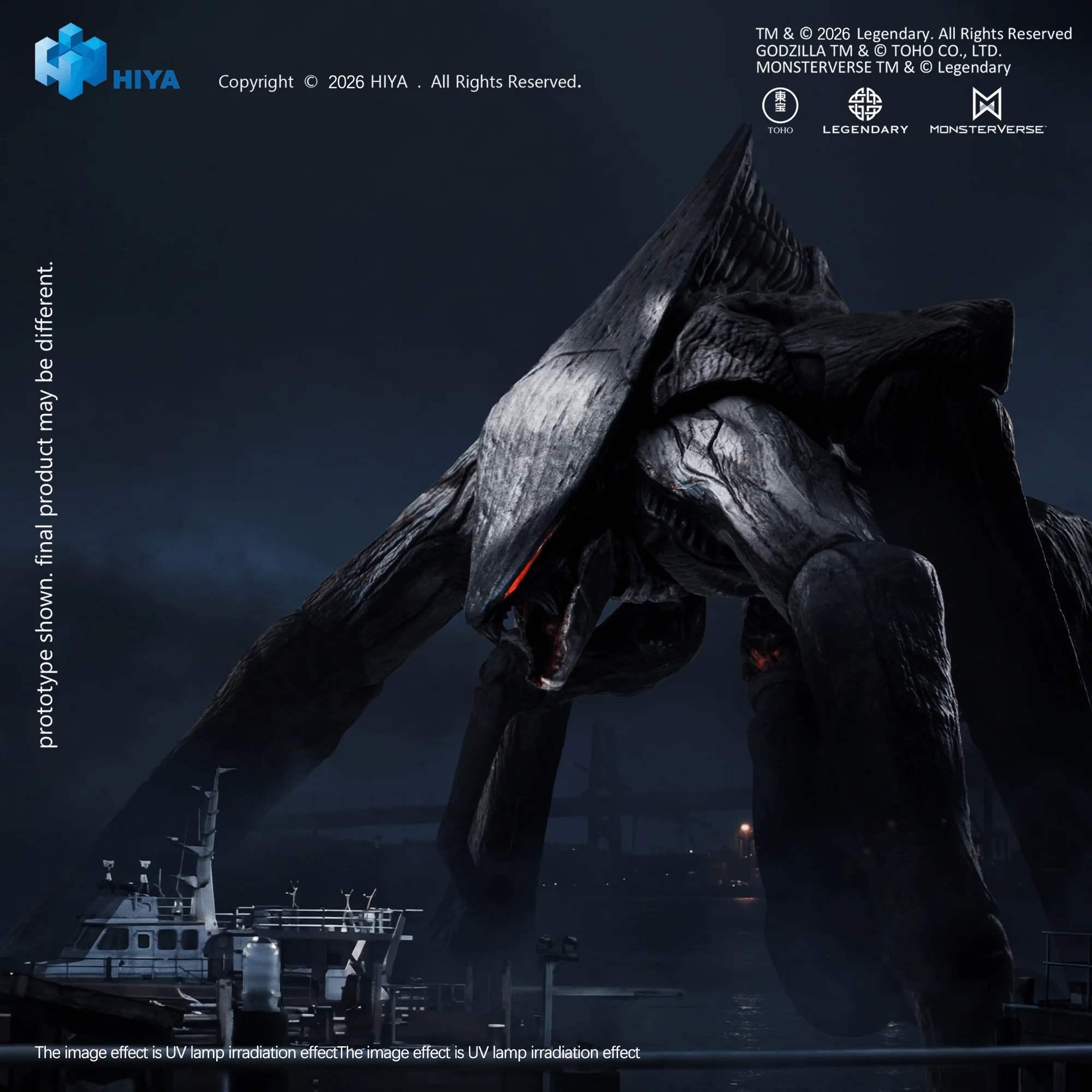 None Scale 6 Inch Godzilla 2014 Male & Female Muto Set Action Figure - Image 6