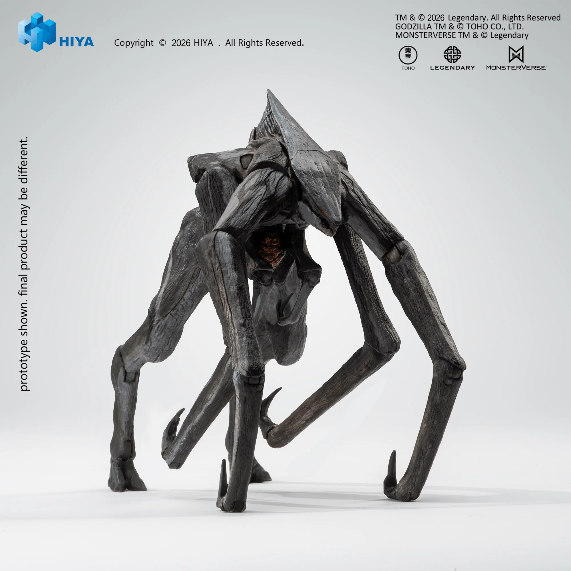 None Scale 6 Inch Godzilla 2014 Male & Female Muto Set Action Figure - Image 9