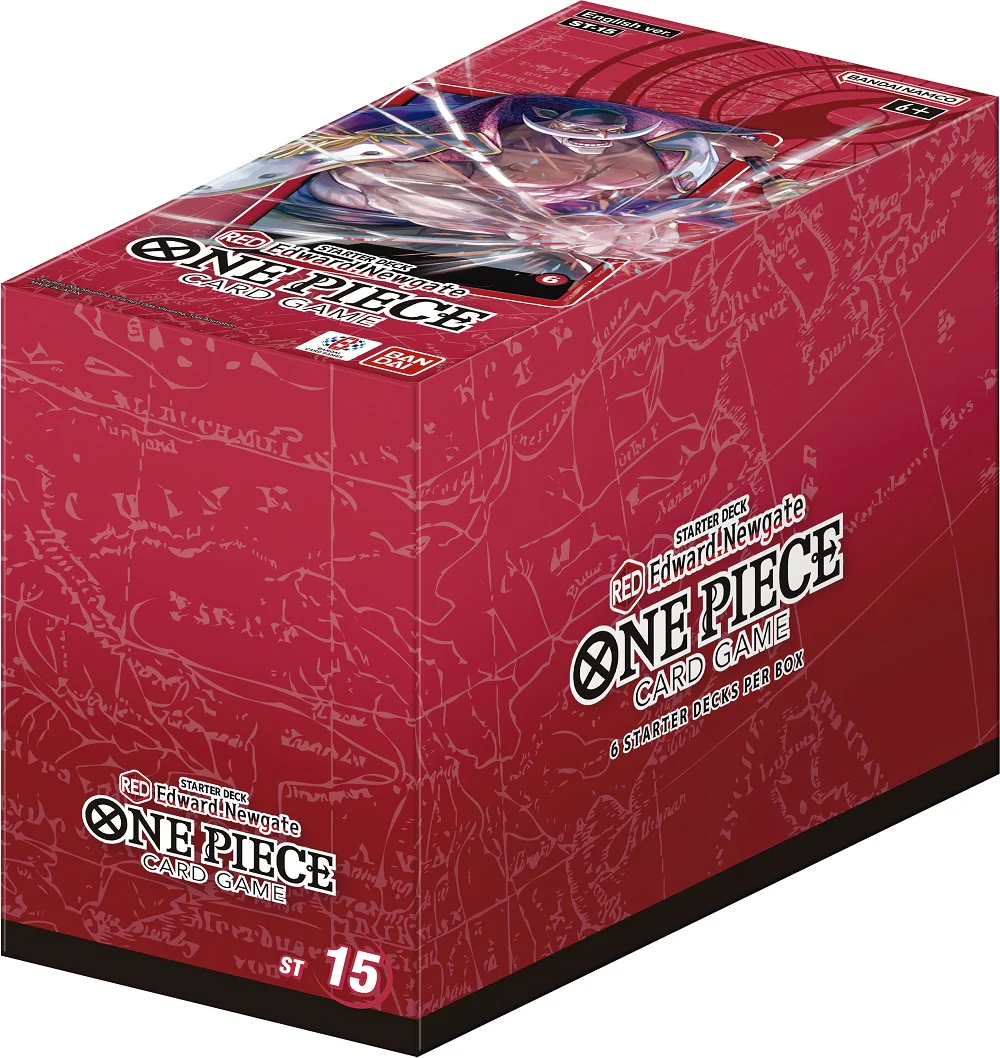 ONE PIECE CG ST15 STARTER DISPLAY (RED) - EDWARD NEWGATE - Image 2