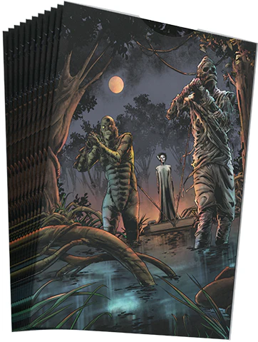 OVERPOWER: EDGAR RICE BURROUGHS AND THE WORLD LEGENDS SLEEVES TITAN SHIELD MUMMY/BRIDE FRANKENSTEIN