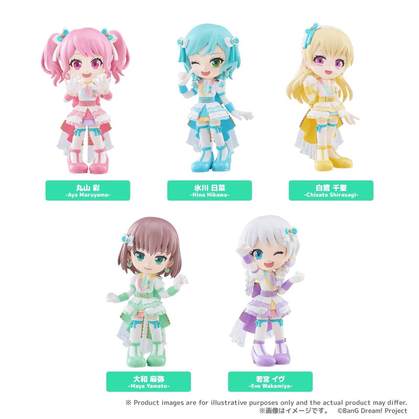 PalVerse BanG Dream! Pastel＊Palettes (Set of 6 figures) - Image 3