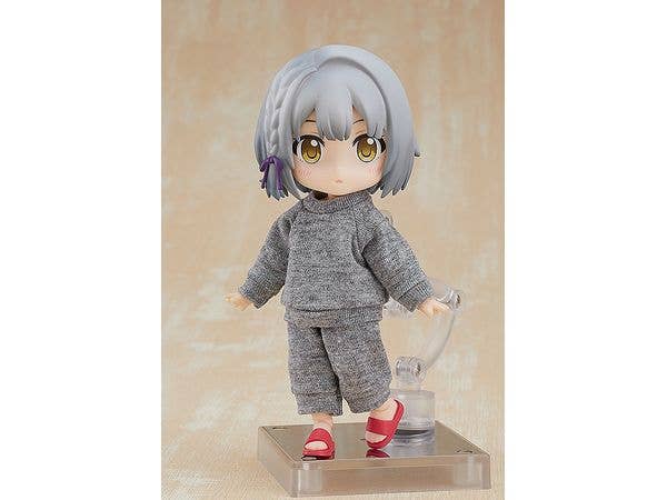 Nendoroid Doll Outfit Set: Sweatshirt and Sweatpants (Gray) - Image 4