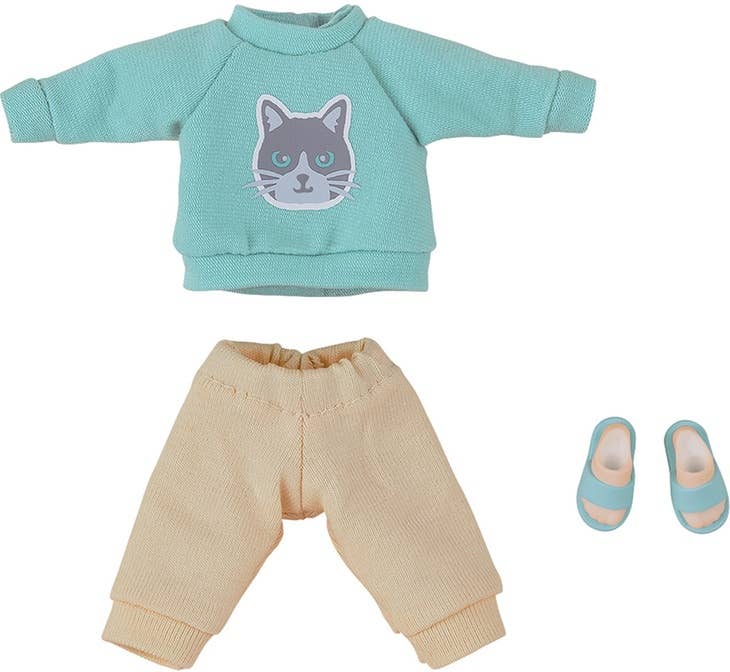 Nendoroid Doll Outfit Set: Sweatshirt and Sweatpants (Light Blue)