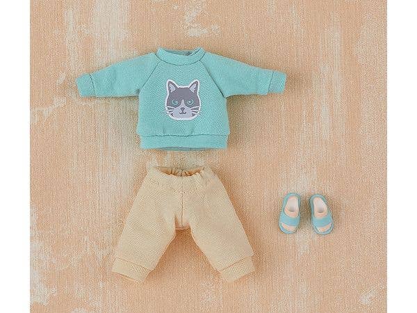 Nendoroid Doll Outfit Set: Sweatshirt and Sweatpants (Light Blue) - Image 2