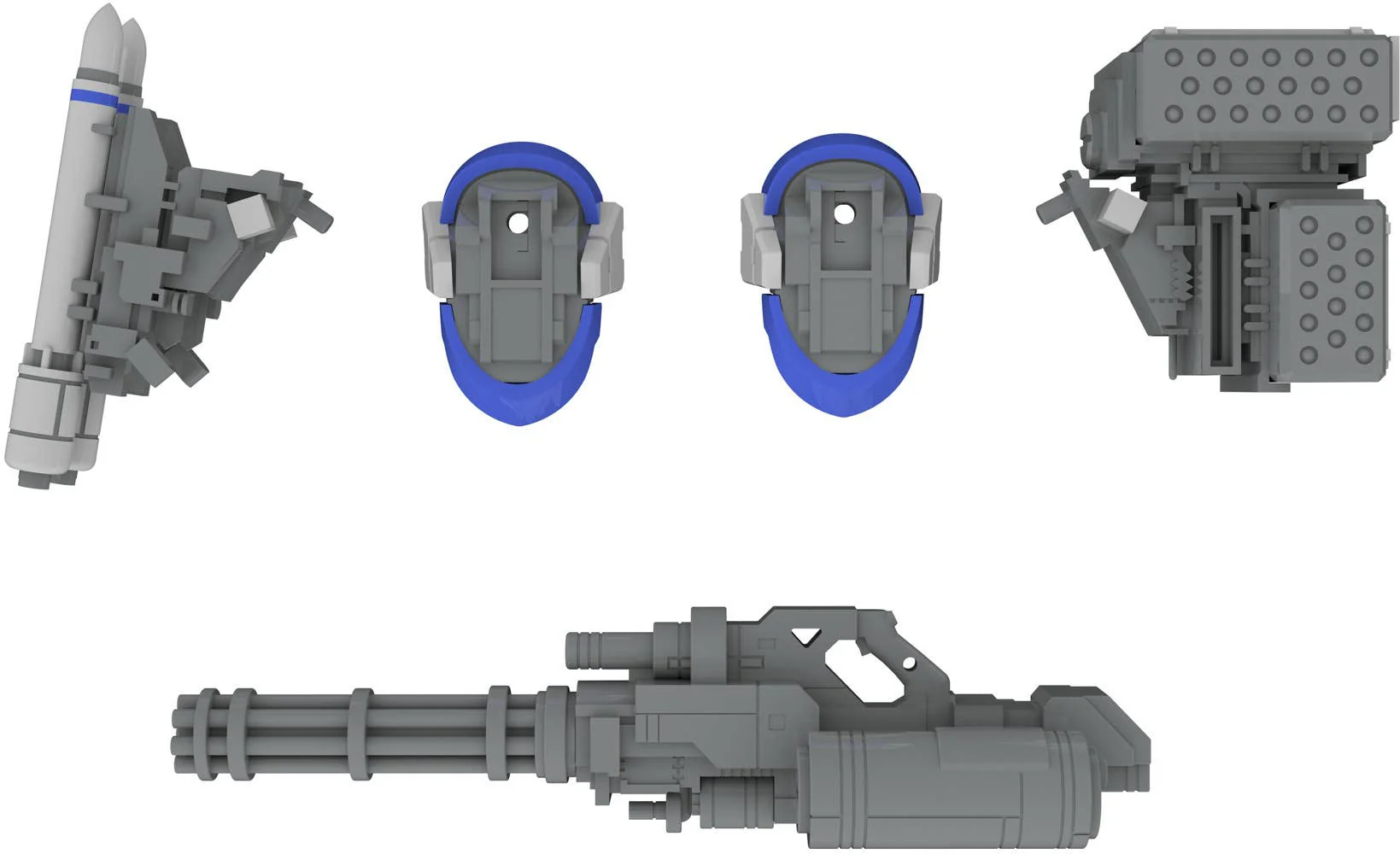 X-4+(PD-802) WEAPON SET3[Shoulder Parts For Mounting Weapons&DRu35 MLC&M7A Gatling Gun]